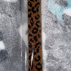 Brown & Black leopard print bracelet 