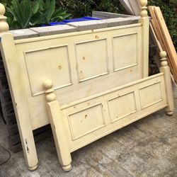 Designer Queen size bedroom set. Bed frame, dresser, night stand