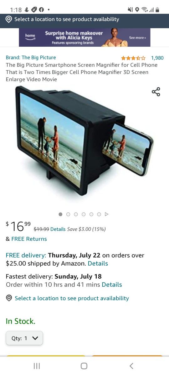Magnifying Screen