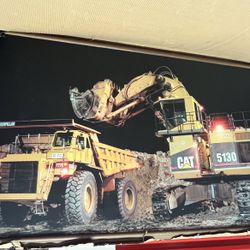 Giant Framed Construction Truck Photo