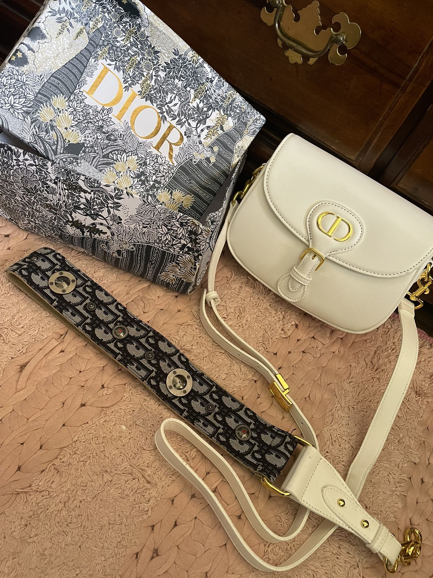 Christian Dior Bobby Bag - White