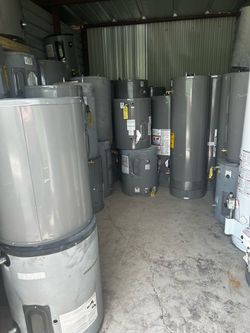 New water heaters Small dents (6 months warranty)