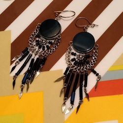 Vintage-Inspired Bohemian Dangle Earrings