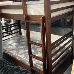 Twin Twin Bunkbed With Storage Drawers $499 Must sell Can Deliver 4 Colors Available. In Stock Today 