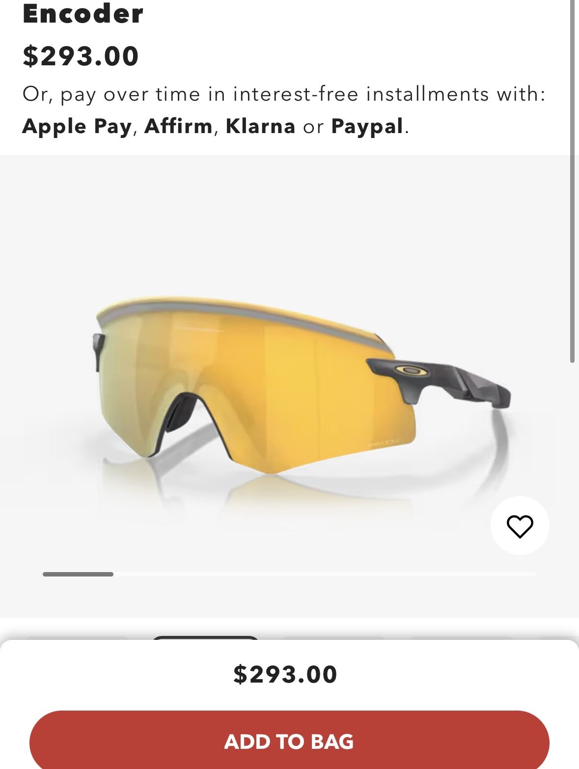 OAKLEY ENCODER - New still in the box!
