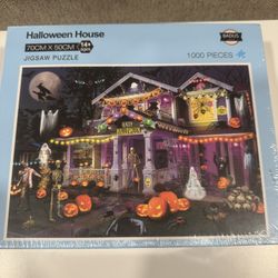 NEW Halloween Puzzles 1000 Pieces for Adults - 27.5" x 20" (Halloween Haunted House)