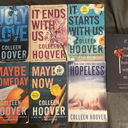 Colleen Hoover book collection
