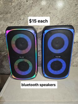 Bluetooth speakers both working perfect only $15 each