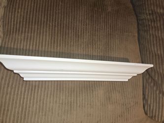White Wood Wall Floating Shelf