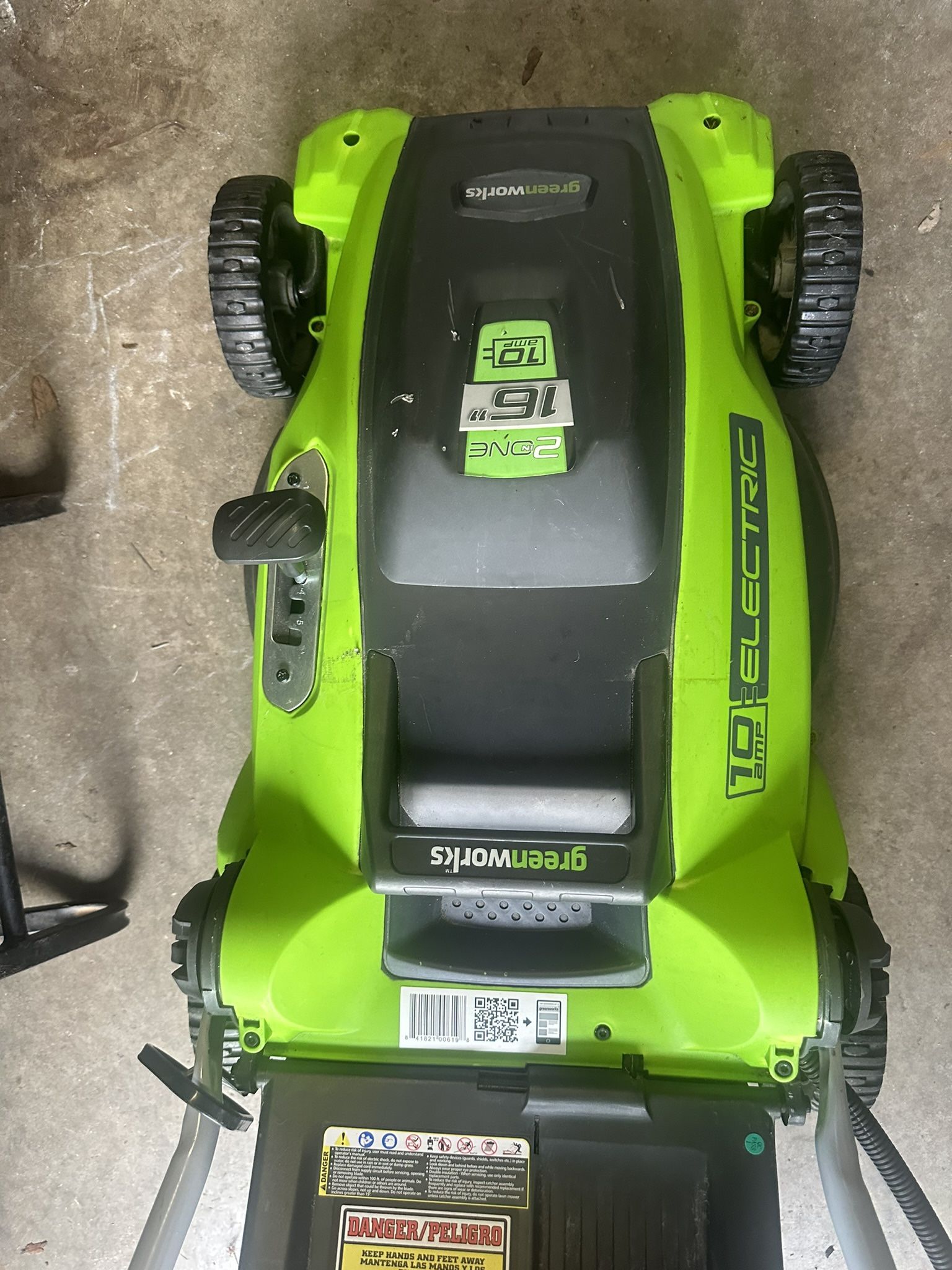 Greenworks Corded Electric Lawn Mower 