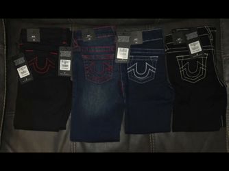 True Religion Boy Jeans Sz 7