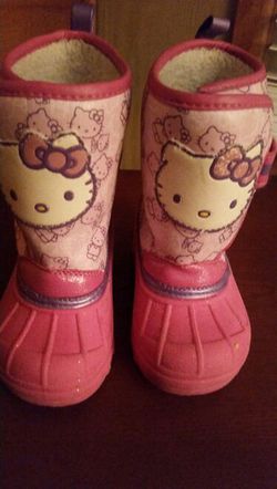 Girls kitty boots