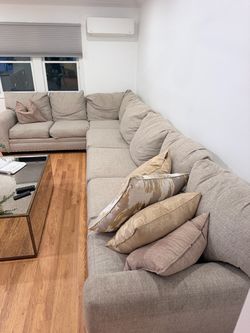 L-shaped couch