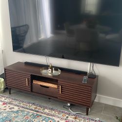 TV Wooden Console (Multiple Storage Spaces) 