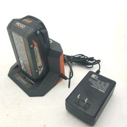 Genuine RIDGID 18v  2.0Ah Ouput Lithium-Ion  Battery and Charger 