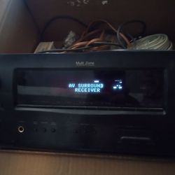 SURROUND SOUND AND FM Receiver And Speakers