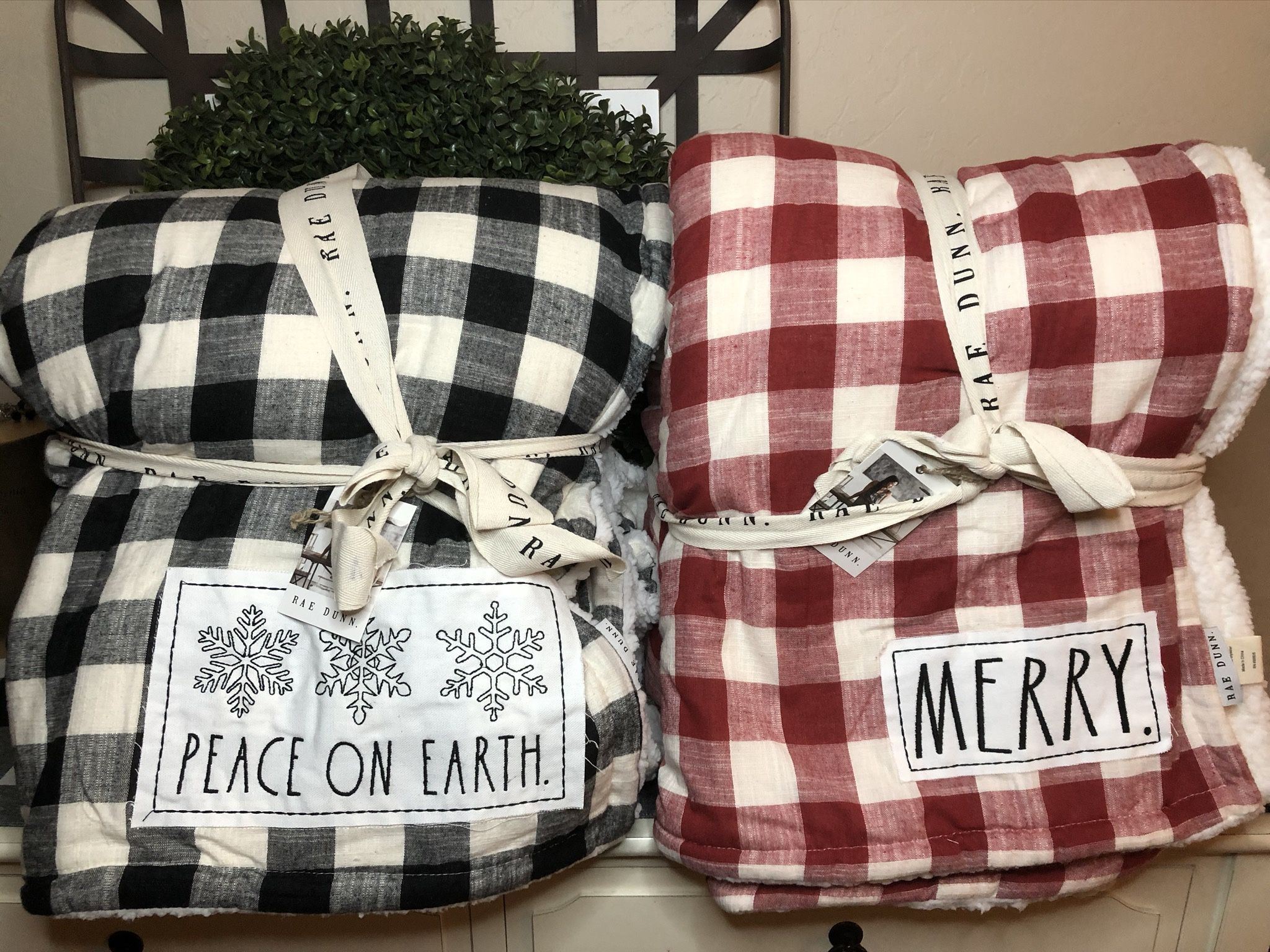 Rae dunn purchases sherpa blanket