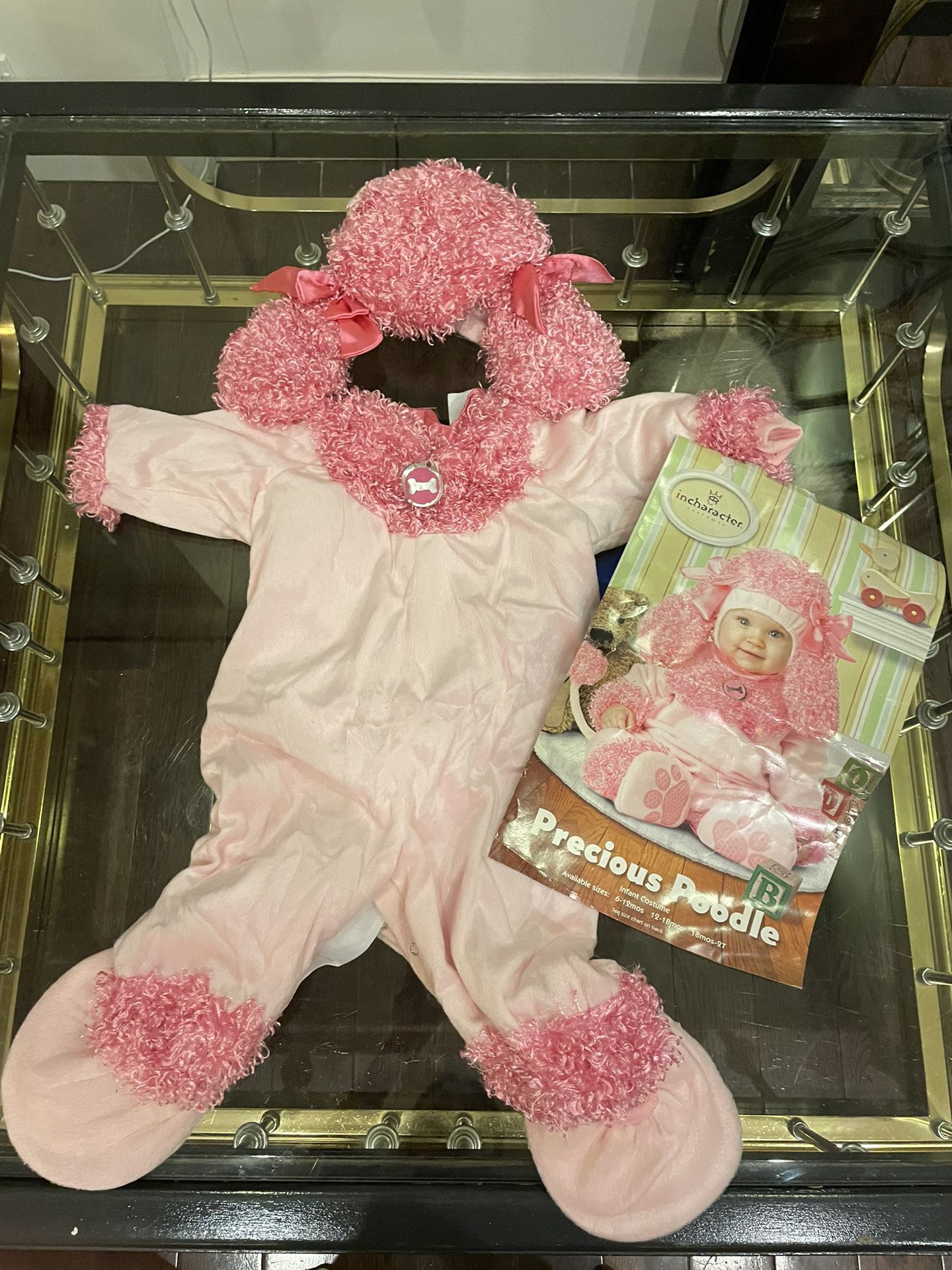 Chasing Fireflies Pink Precious Poodle Infant Costume - 18 months / 2T 