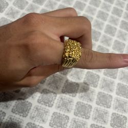 14k Heavy Plated Gold Ring