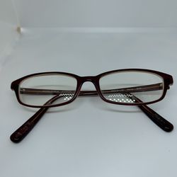 Oliver Peoples Maria SHA Ruby Red Rectangle Eyeglasses Frames 49-16-140 