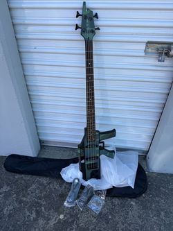 Glen Burton Headless Electric Bass Guitar