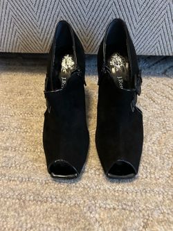 Black Suede and Leather Shoes