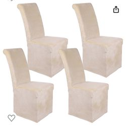 Chair Covers - Colorxy Velvet - Slip Covers - Feel Free to ask questions 