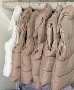 6 NEW Puffer Vests $60