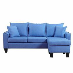 Modern Linen Fabric Sectional Sofa