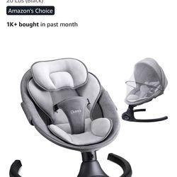 LAREX Baby Swing,  Bluetooth, Music, 5 Speeds 0-6 Months, 20 Lbs Max
