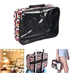 Byootique Makeup Bag Travel Cosmetic Clear Bag 420D Nylon 14x10x3" - Gift Idea