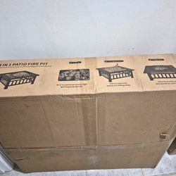 Fire Pit/BBQ Grill/Ice Bucket