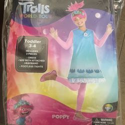 Trolls World Tour Poppy Costume 