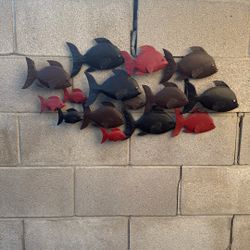 School Of Fish Wall Art 