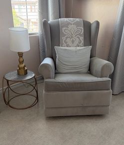 Pottery Barn Kids Reclining Glider Chair – Iron Suede – Excellent Condition