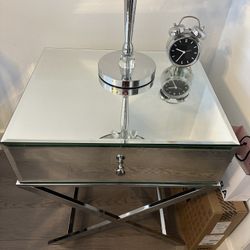 Mirrored Nightstand