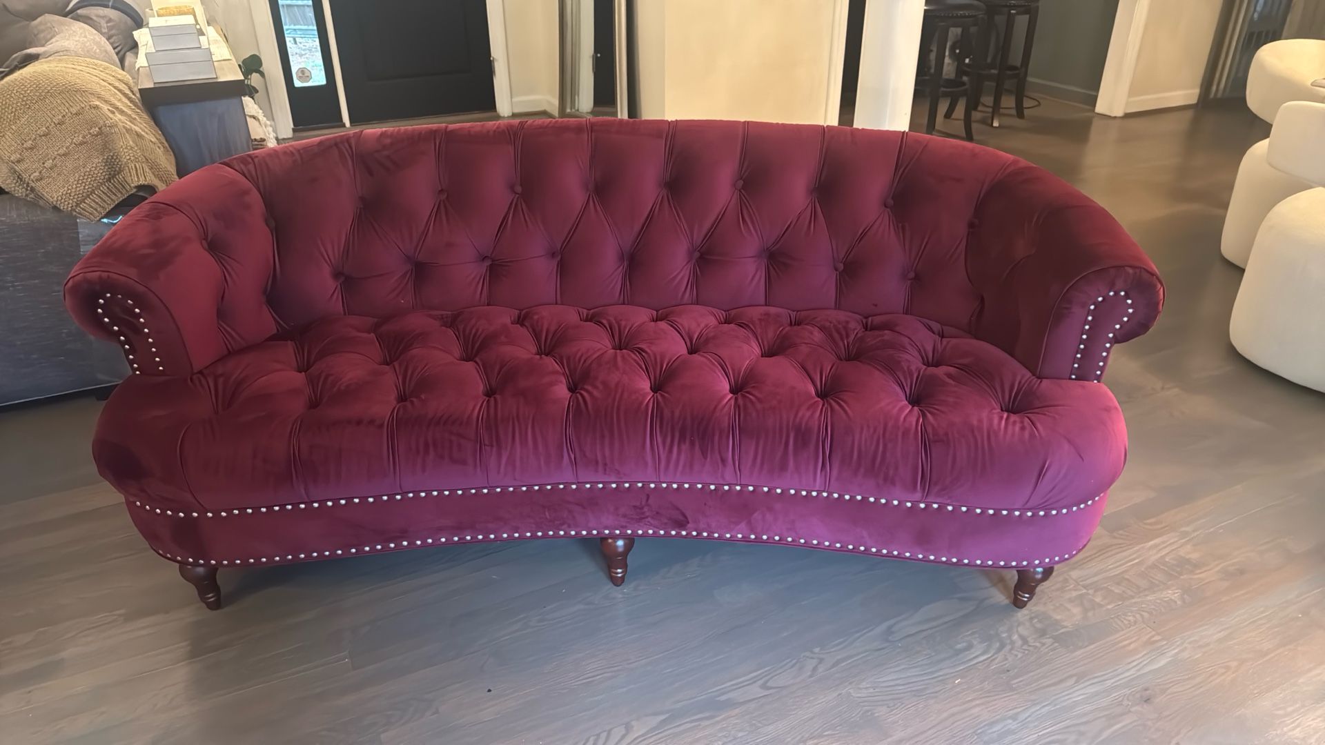 Burgundy Velvet Soft 