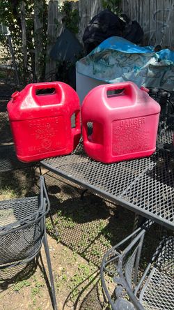 2 Tanques De 5 Gal. Para Gasolina