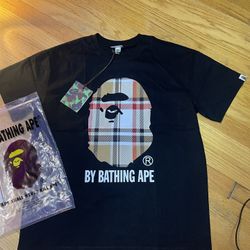 Burberry x Bape Collaboration Shirt | Designer Streetwear | Size L