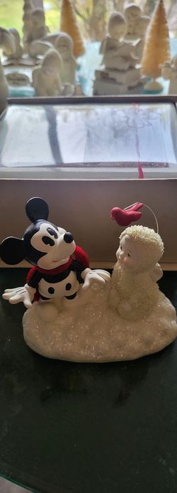 RARE snow fun with mickey snowbaby