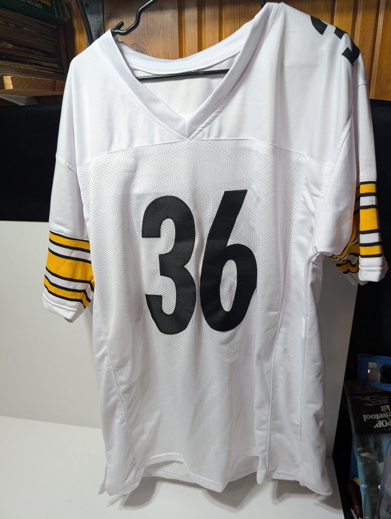 Vintage Pittsburgh Steelers Jerome Bettis #36 NFL White Road Football Jersey XL