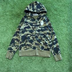 Bape Green Camo Hoodie