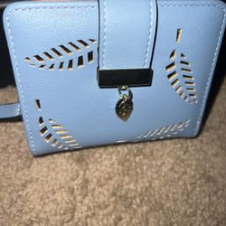 Blue Leaf Wallet