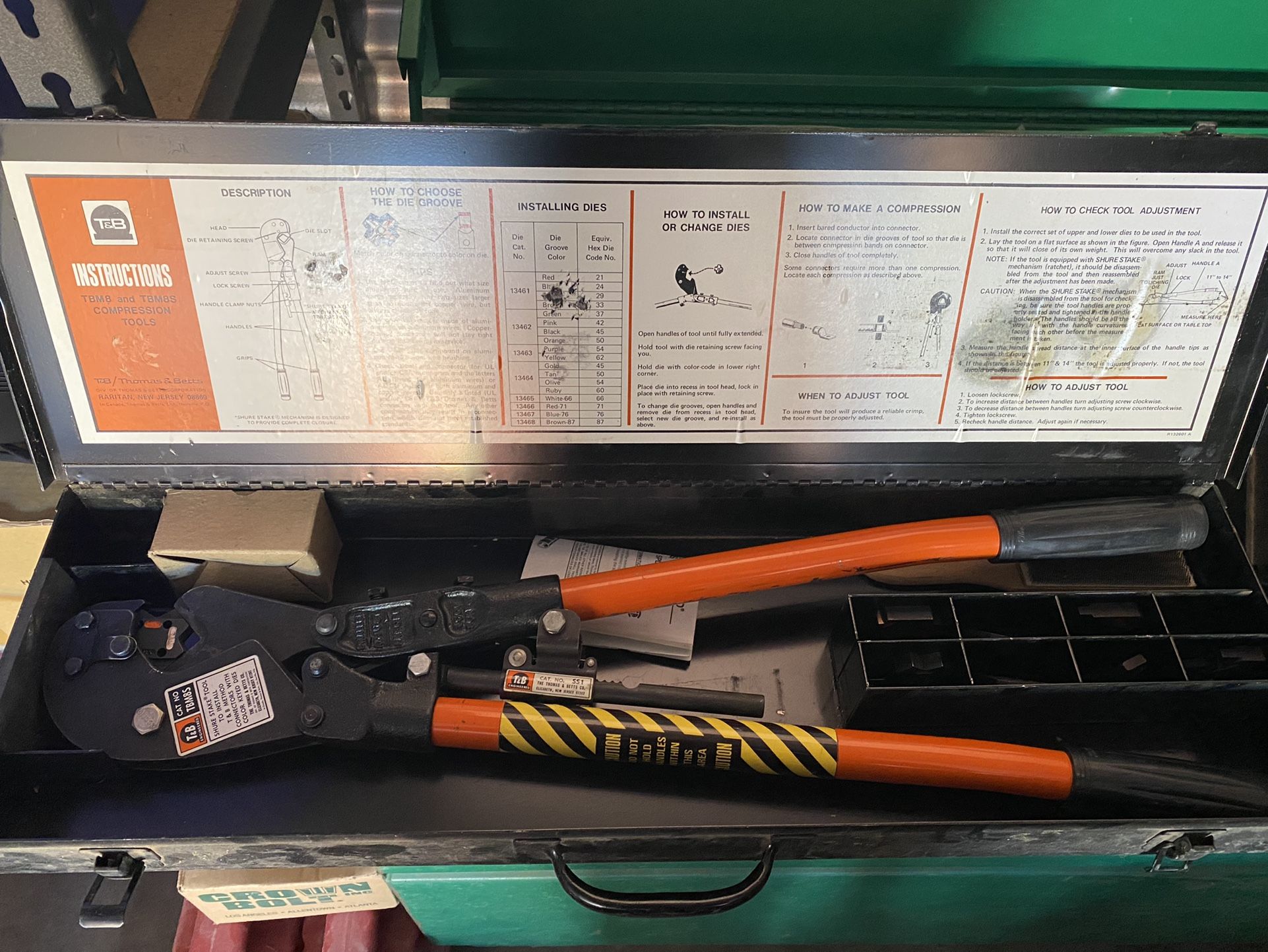 Thomas & Betts TBM8S Crimping Tool