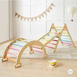 Tiny Land Rainbow Climbing Set for Toddler