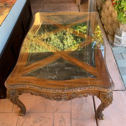 Italian Wood Center Table 