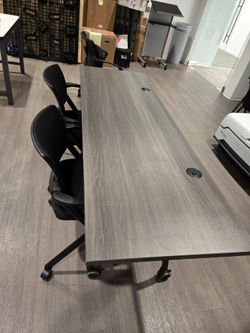 Foldable top desk /breakroom Table $150 each