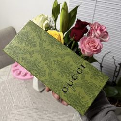 New GUCCI empty green classic  box 9 x 4 inches