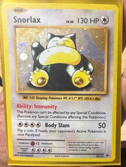 Snorlax XY179 Pokémon Promo Card