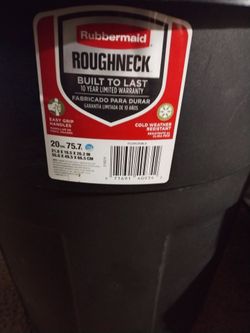 Rubbermaid 20 gallon trashcan